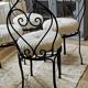 Vintage wrought iron chairs