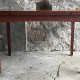 Scandinavian teak dining table S.RM. with extensions 1960