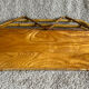 Bamboo wicker wall shelf from the 80s