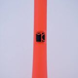 Soliflore vase by Carlo MORETTI in orange glass, Italy 1980
