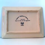 Rectangular porcelain cup Royal Delfts decoration mill 15x12 cm - Made in Holland