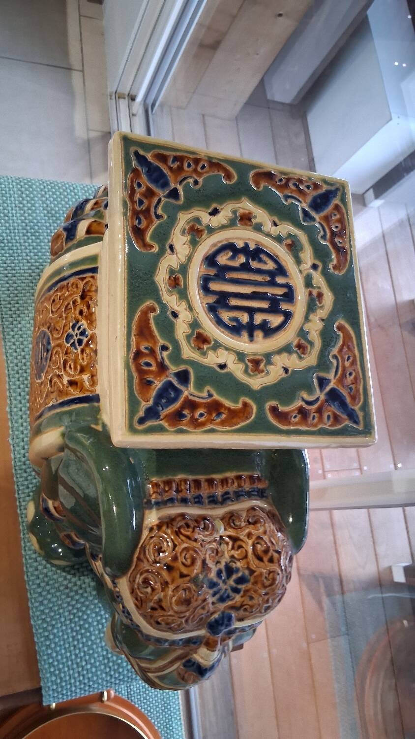 Large ceramic elephant