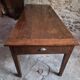 Table à manger de ferme française ancienne avec deux tiroirs | Chêne & pin | vers 1850–1900