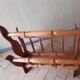 Porte revue en bois vintage