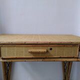 Rattan desk