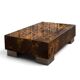 Table Basse Vintage Guy Lefèvre - Laque Écaille & Métal (Années 70)