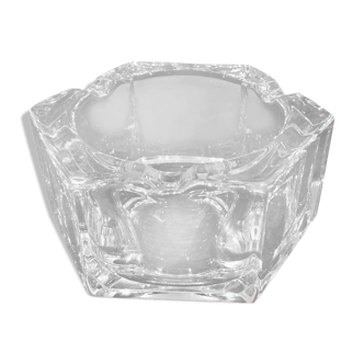 70s crystal hexagonal ashtray