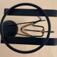 Metal and rattan skier candle holder Laurids Lonborg, 1960