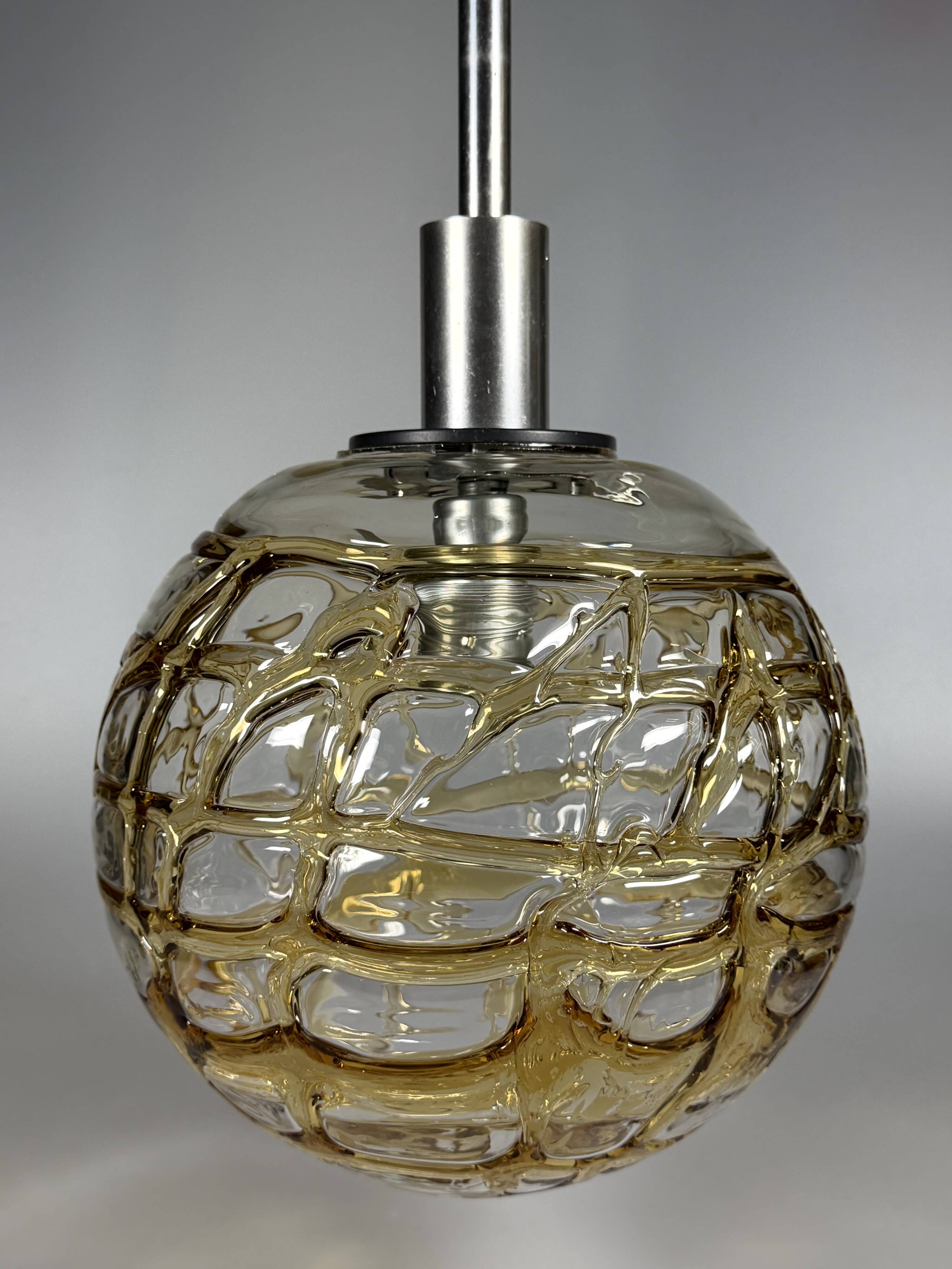 1960s 1970s Globe Ceiling Pendant Lamp by Doria Leuchten Germany