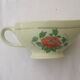 Saucière en faïence de Salins modèle Coquelicot