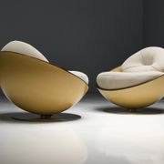 Esfera lounge chairs by Ricardo Fasanello, Brazil, late 1960s