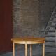 Mid-century round oak dining table with three extensions, Danish modern, 1960s.