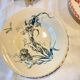 6 Mismatched Terre de Fer Hollow Plates Gien Late 19th Early 20th