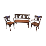 Set 1 bench 1 chair 1 chair Jacob and Josef Kohn