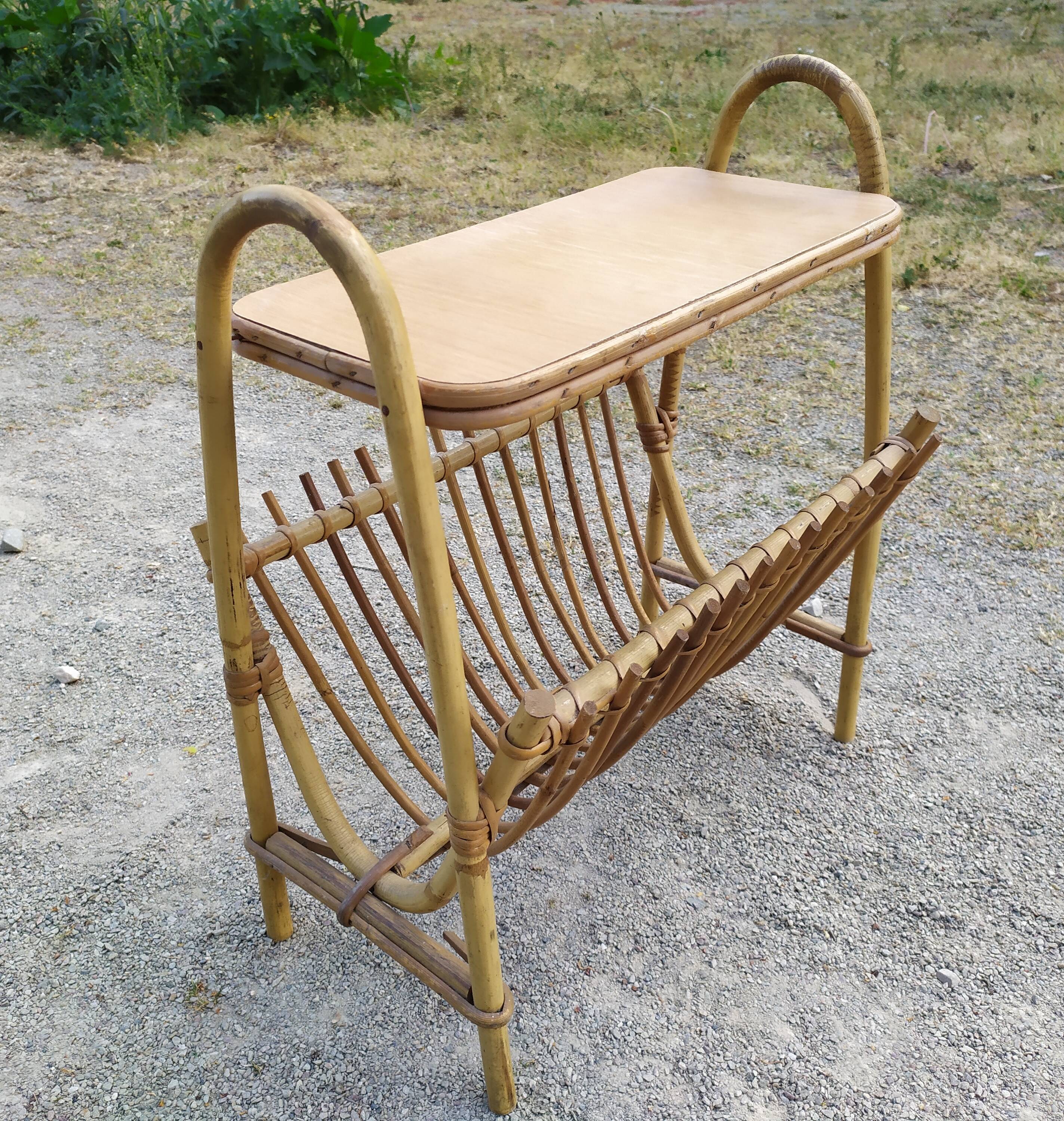 Magazine rack from the 50s and 60s