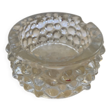 Vide poche cendrier bubble en verre moulé