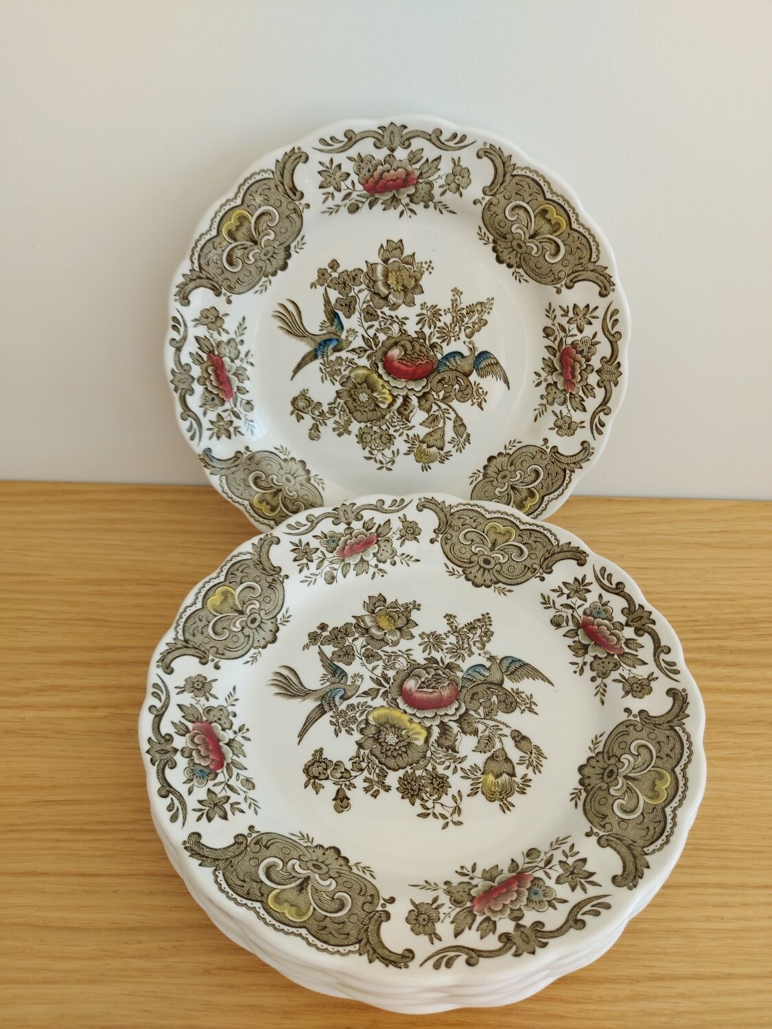 6 Windsor dessert plates by Ridgway Staffordshire