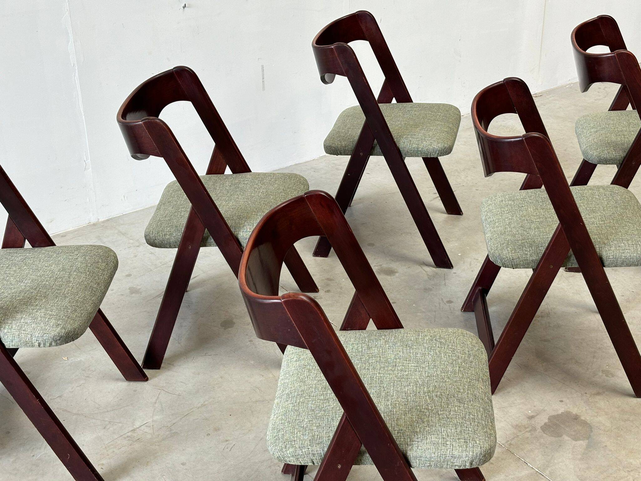 Mid century  italian dining chairs, 1960s