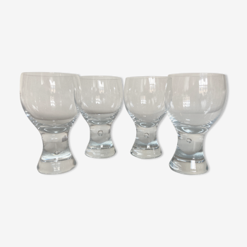 Set de 4 verres Rondo de Kosta Boda Sweden 1970