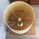 Large gilded bronze lamp