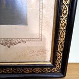 Old photo on Napoleon III style frame