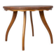 Vintage 1940s wooden coffee table in italian design