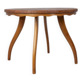 Vintage 1940s wooden coffee table in italian design
