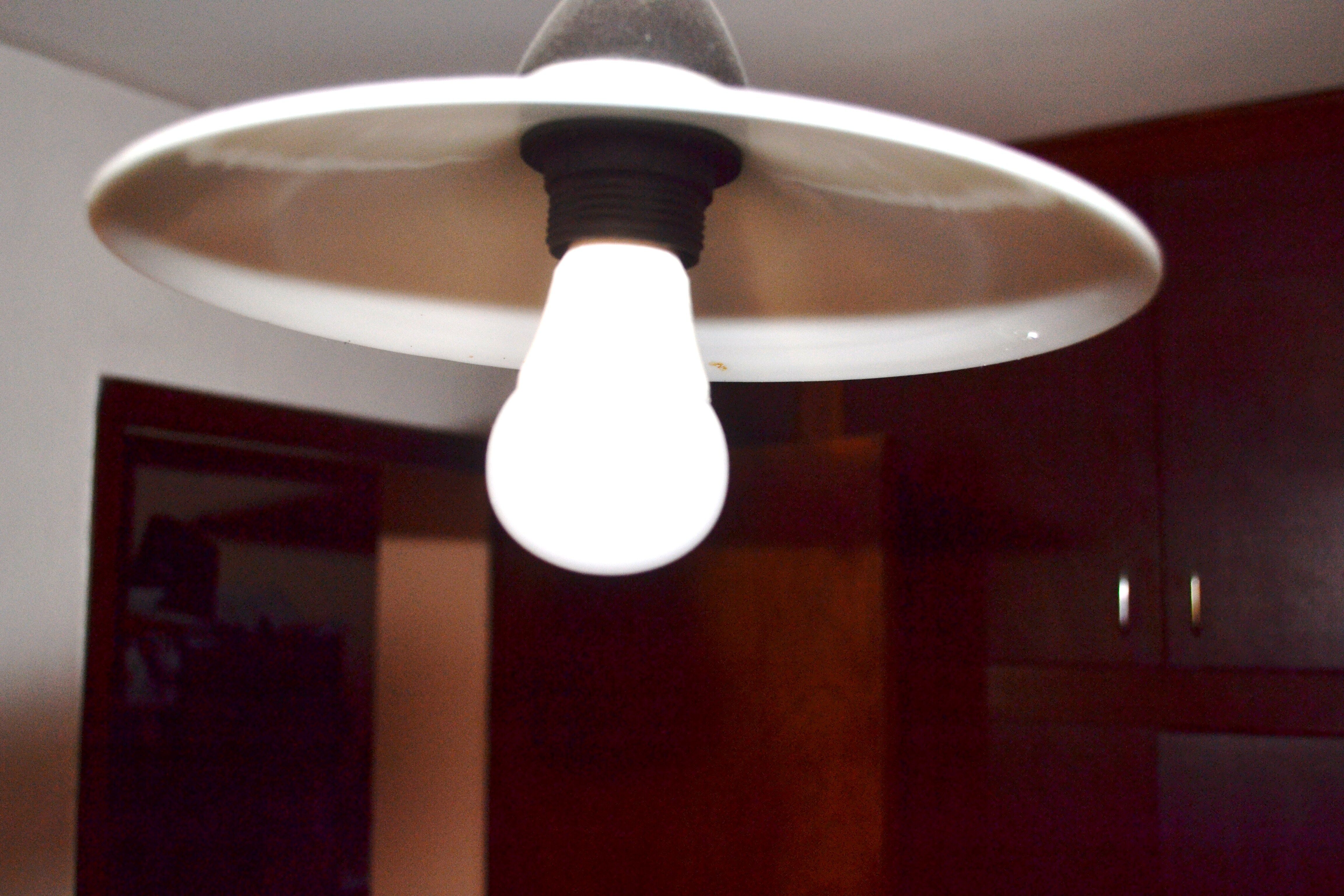 Opaline hanging lamp