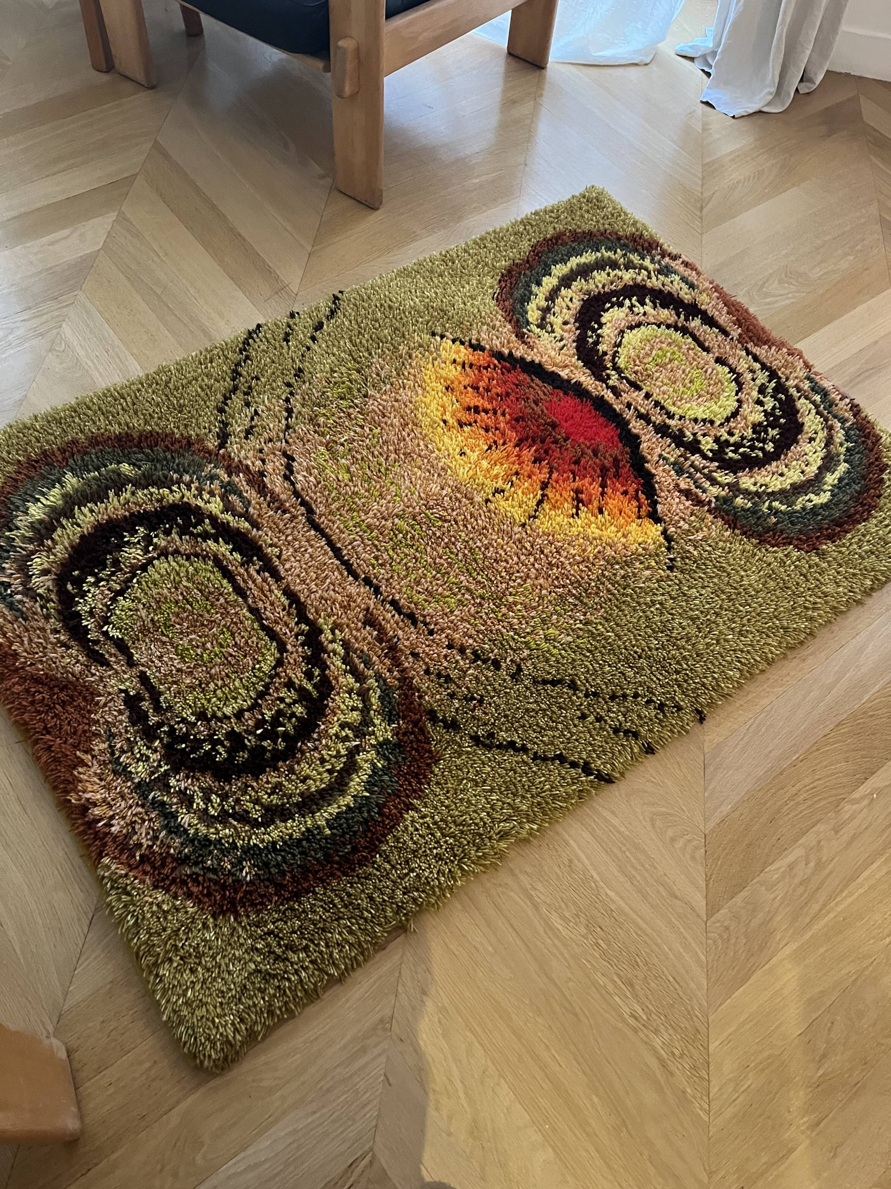 Vintage Scandinavian rug