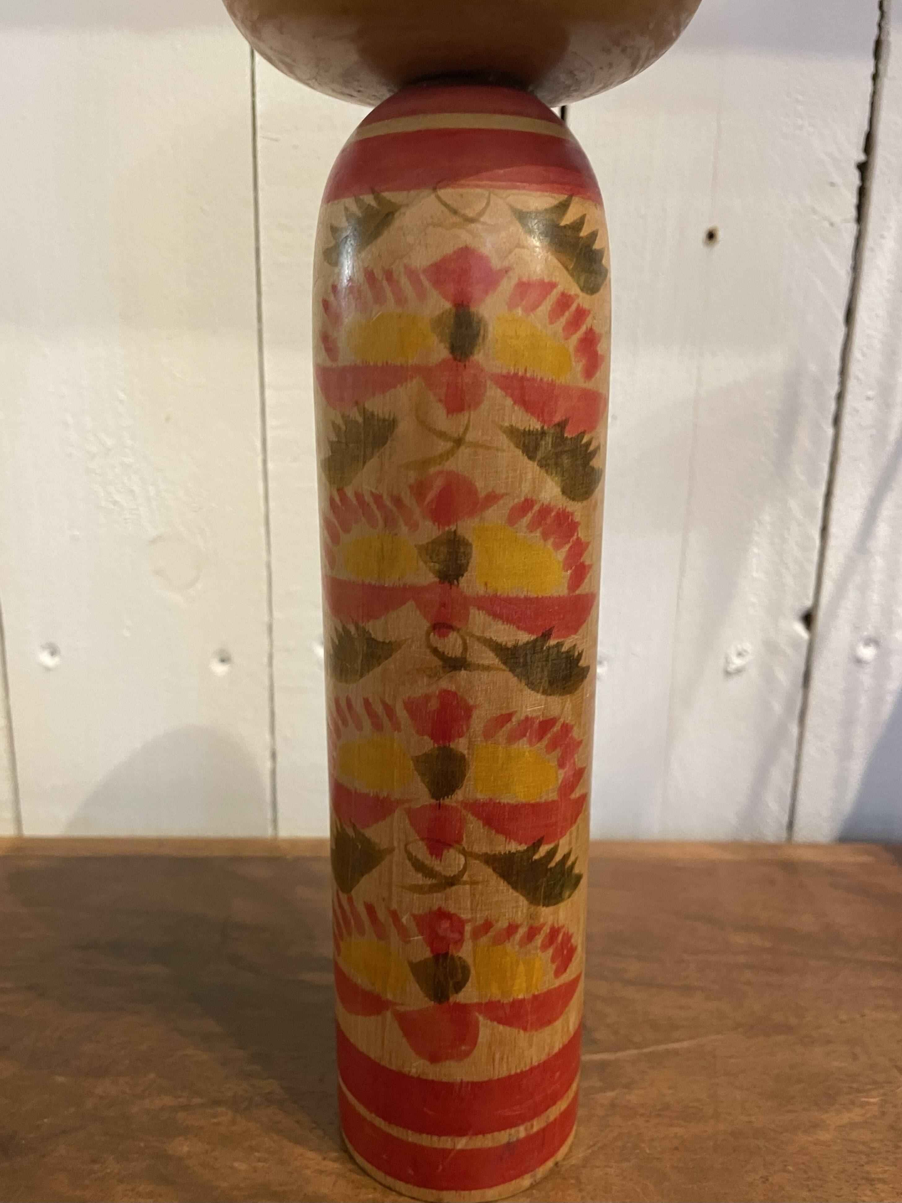 Japanese wooden Kokeshi doll