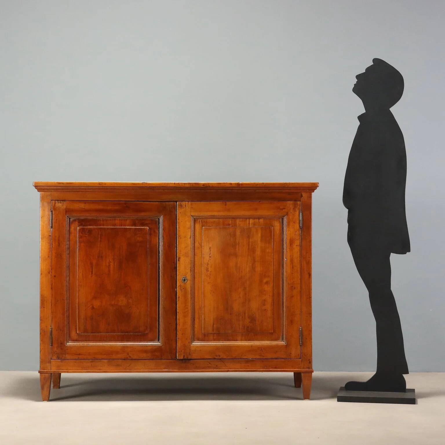 Directoire buffet in stained poplar walnut