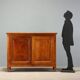 Directoire buffet in stained poplar walnut