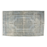 Tapis turc vintage à motifs floraux, référence v-360