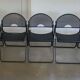 5 chaises pliantes vintage par Fly line, Italie