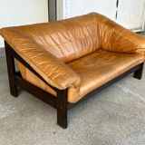 Vintage scandinavian sofa in bake