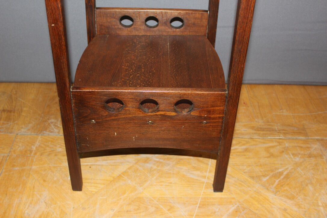 Sellette By Josef Hoffmann In Curved Wood