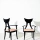 Fauteuil à oreilles italien de Pietro Constantini des années 1980