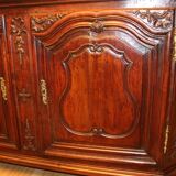 Buffet type of hunting in walnut period eighteenth period