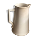 Old Digoin and Sarreguemines shabby white jug