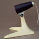 Cocotte vintage articulated desk lamp beige & brown plastic old design