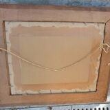 Cadre en bois vitre avec nœud