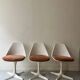 Set de 3 chaises tulipe par Maurice Burke pour Arkana, design 1970