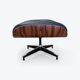 Black & Palisander Santos Herman Miller Original Eames Lounge Chair & Ottoman