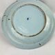 Delftware dish with blue flowers on a white background, 18th century, 35 cm