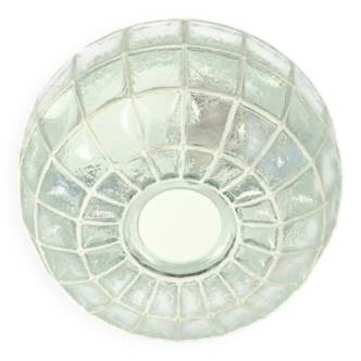 Plafonnier en verre du milieu du siècle, Limbourg, Allemagne, années 1960/1970