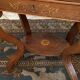 Worker end or back of sofa with inlaid decoration of period Charles X