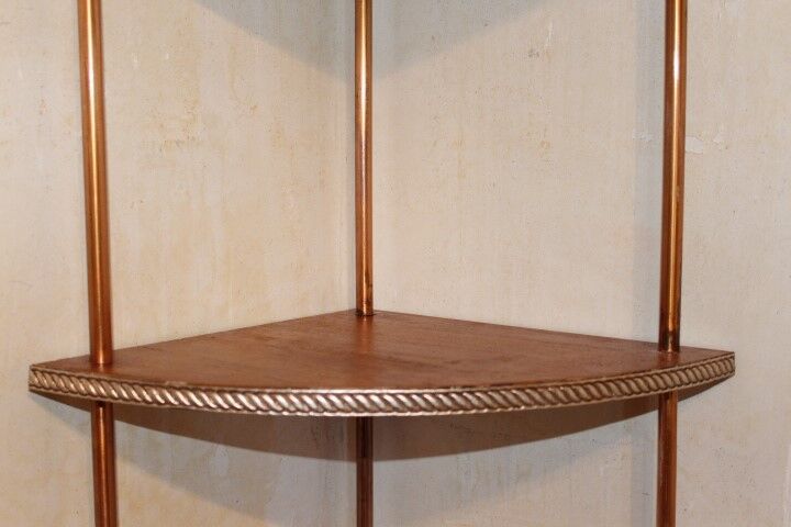 Etagère d’angle 50s unique