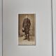 Set of 6 mounted old photographs, 19th century studio portraits