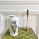 Porcelain vase botanical flowers