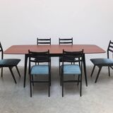 Table à manger extensible par Alfred Hendrickx pour Belform, années 1950.